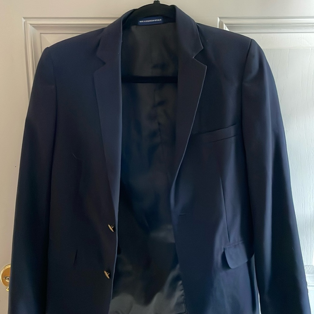Chaps navy blue kids blazer size 14